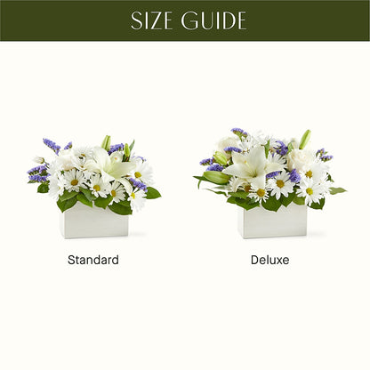Beyond Blue Box Bouquet –  Acme Floral #0014, Akron OH