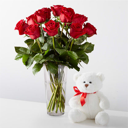 Romantic Long Stem Red Rose Bouquet Bundles –  Acme Floral #0014, Akron OH