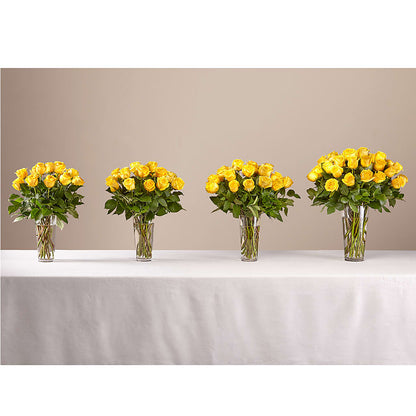 Long Stem Yellow Rose Bouquet –  Acme Floral #0014, Akron OH