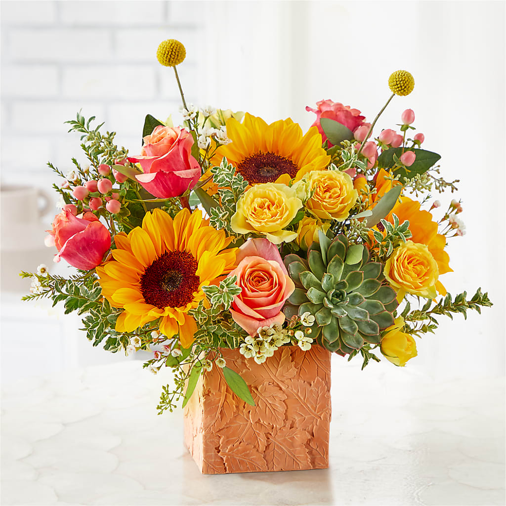 Sunflower Season Bouquet –  Acme Floral #0014, Akron OH