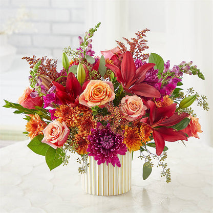 Burgundy Landscape Bouquet –  Acme Floral #0014, Akron OH