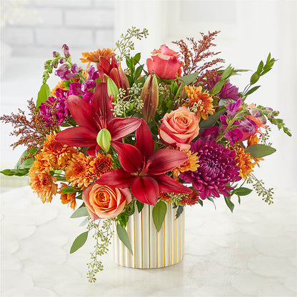 Burgundy Landscape Bouquet –  Acme Floral #0014, Akron OH