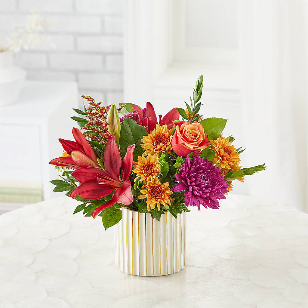 Burgundy Landscape Bouquet –  Acme Floral #0014, Akron OH