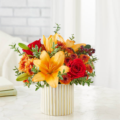 Scarlet Skies Bouquet –  Acme Floral #0014, Akron OH