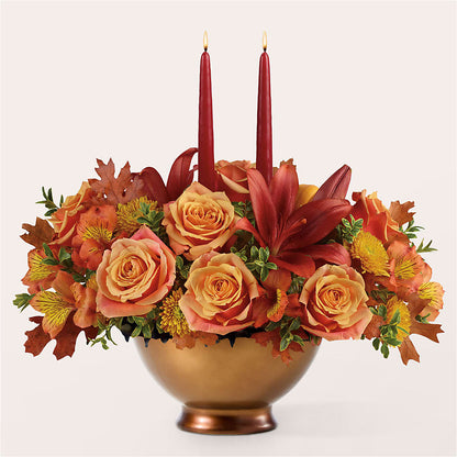 Harvest Table Centerpiece –  Acme Floral #0014, Akron OH