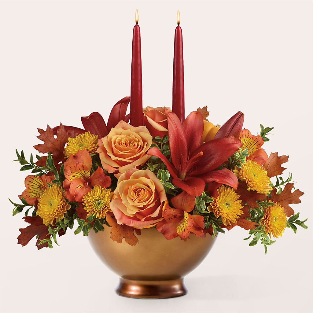 Harvest Table Centerpiece –  Acme Floral #0014, Akron OH