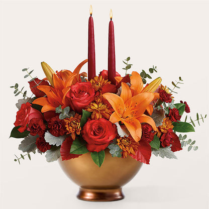 Fruits of Fall Centerpiece –  Acme Floral #0014, Akron OH