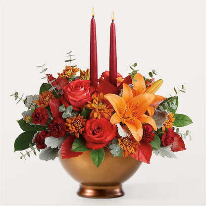 Fruits of Fall Centerpiece –  Acme Floral #0014, Akron OH