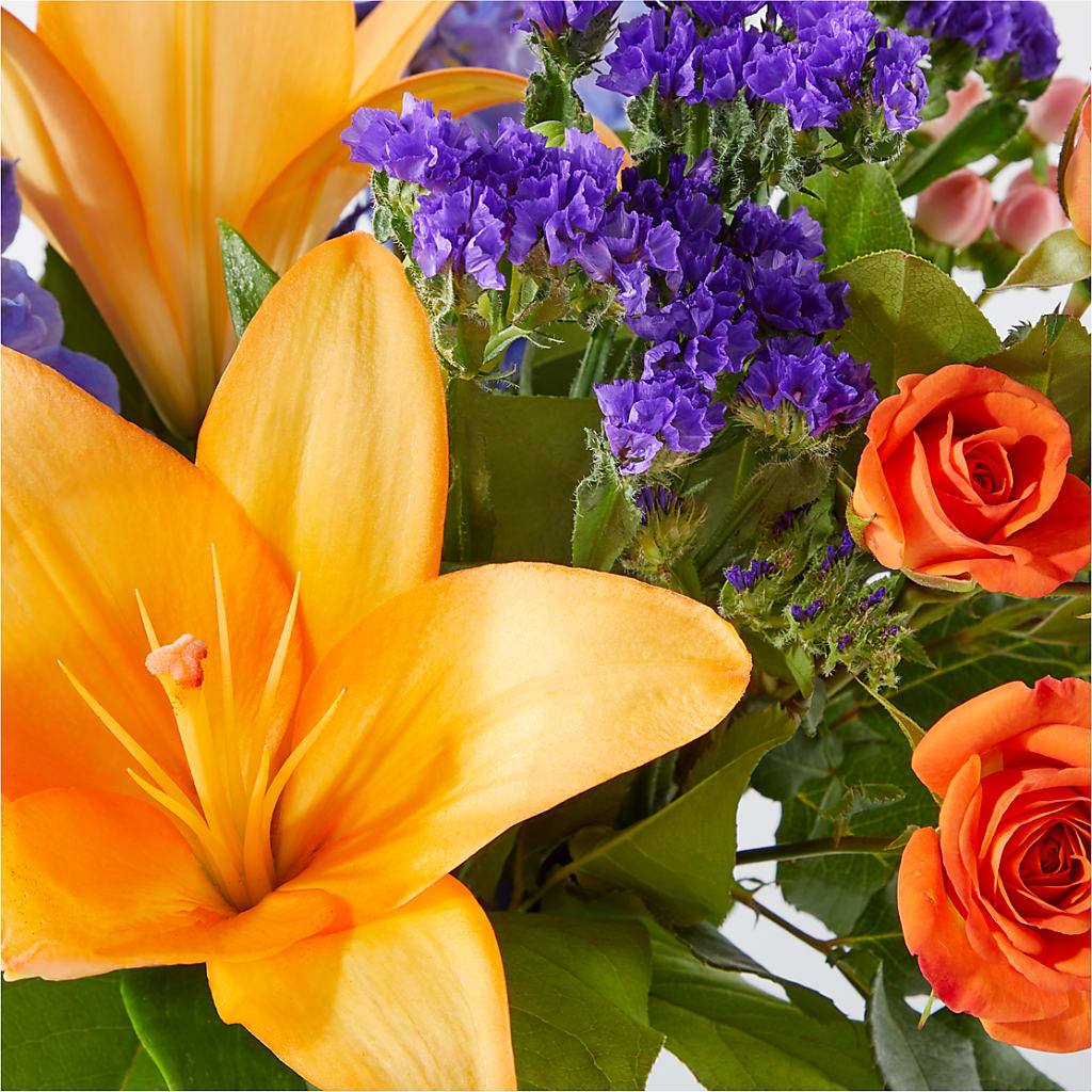 Radiant Citrus Bouquet –  Acme Floral #0014, Akron OH