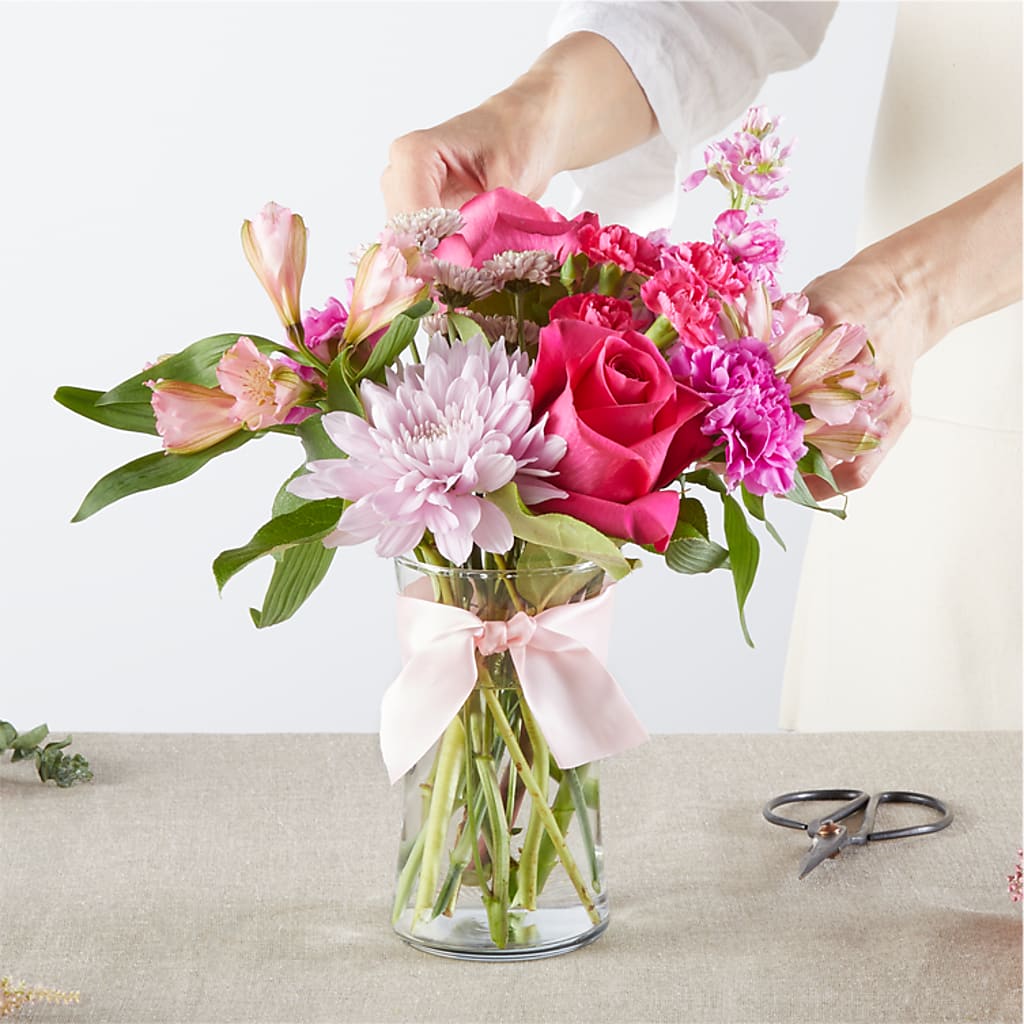 Pink Ribbon - A Florist Original –  Acme Floral #0014, Akron OH