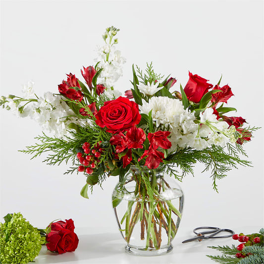 Merry Moment Bouquet – A Florist Original –  Acme Floral #0014, Akron OH