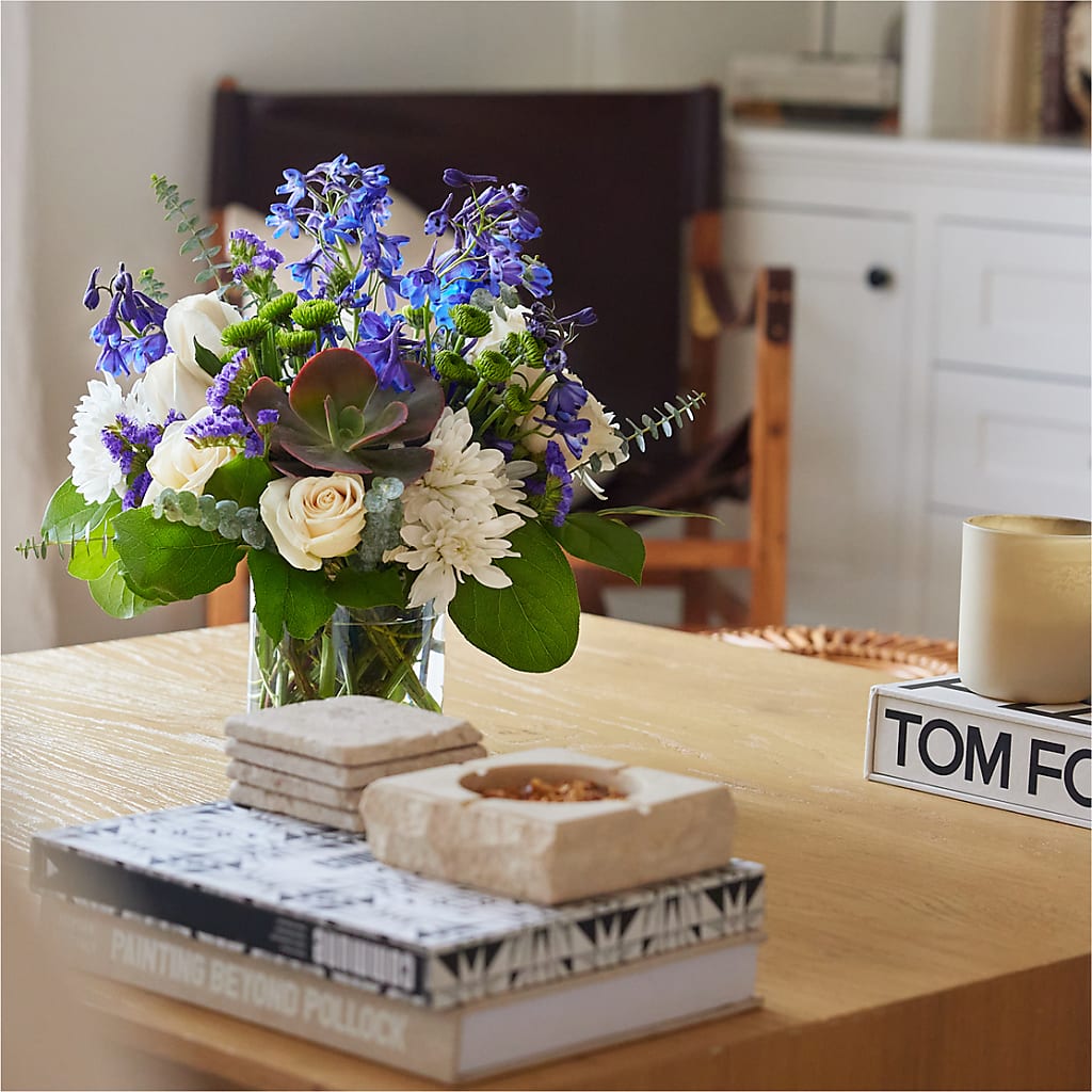 Cerulean Waves Bouquet –  Acme Floral #0014, Akron OH