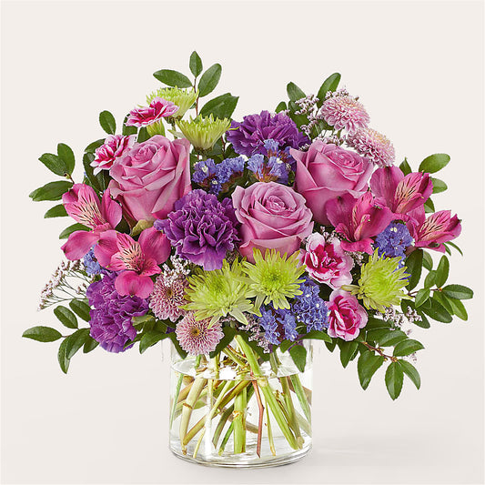 Glass Half Full Bouquet –  Acme Floral #0014, Akron OH