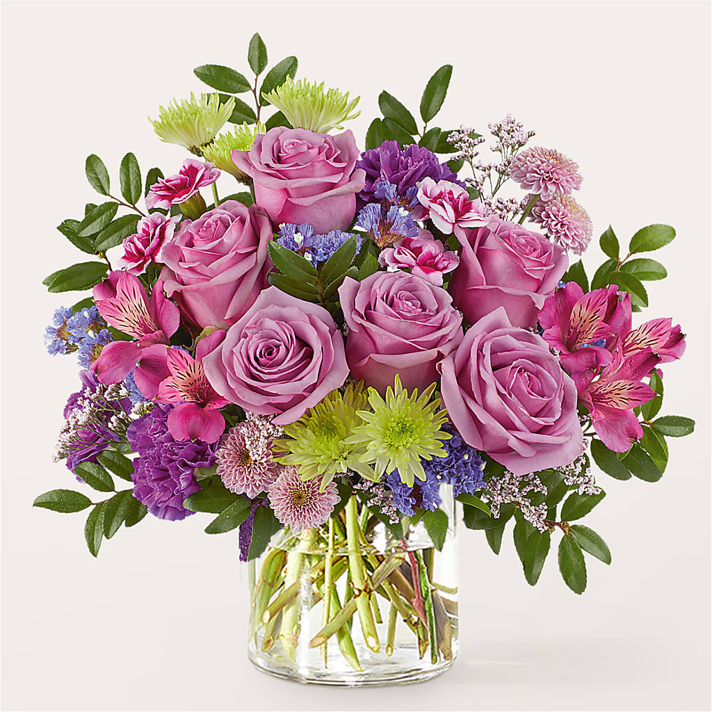 Glass Half Full Bouquet –  Acme Floral #0014, Akron OH