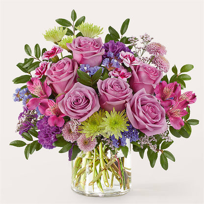 Glass Half Full Bouquet –  Acme Floral #0014, Akron OH