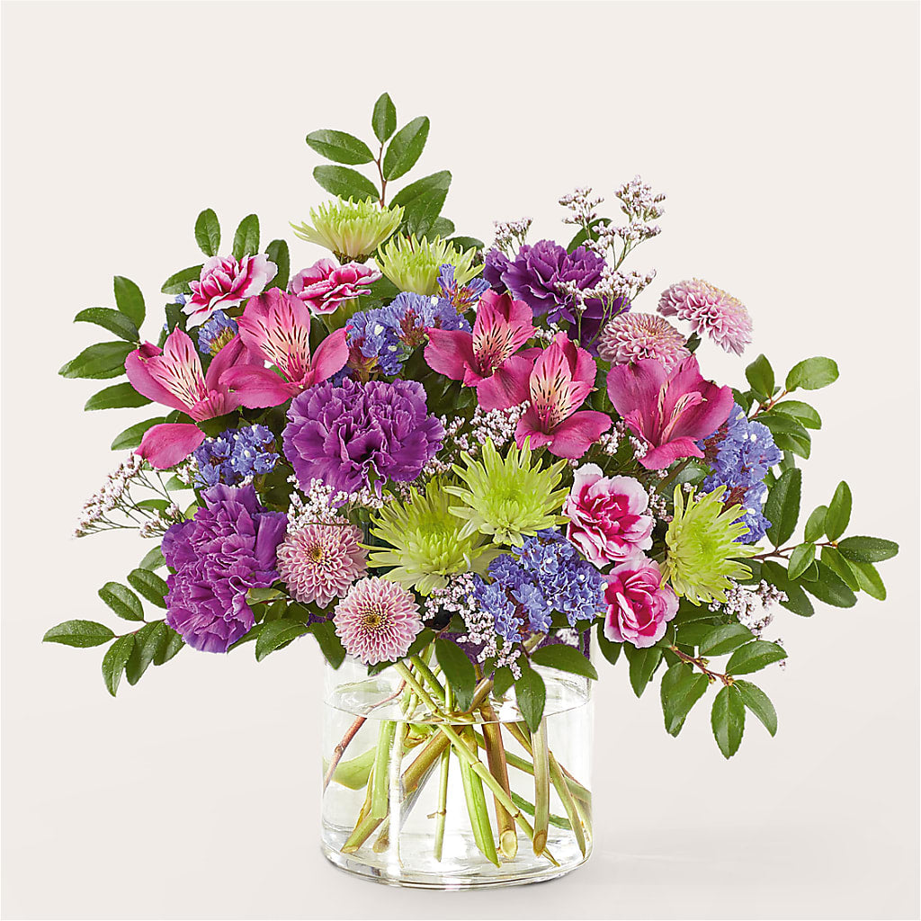 Glass Half Full Bouquet –  Acme Floral #0014, Akron OH