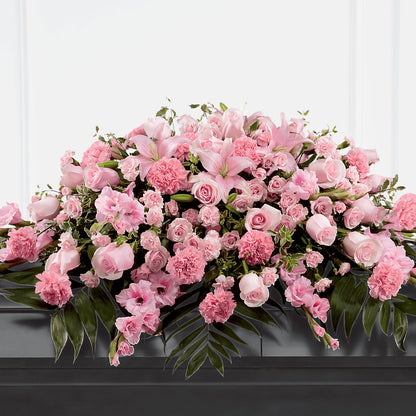 Garden of Comfort Casket Spray (Standard) –  Acme Floral #0014, Akron OH
