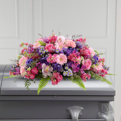 Glorious Garden Casket Spray –  Acme Floral #0014, Akron OH