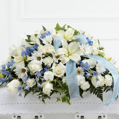Tender Treasure Casket Spray –  Acme Floral #0014, Akron OH