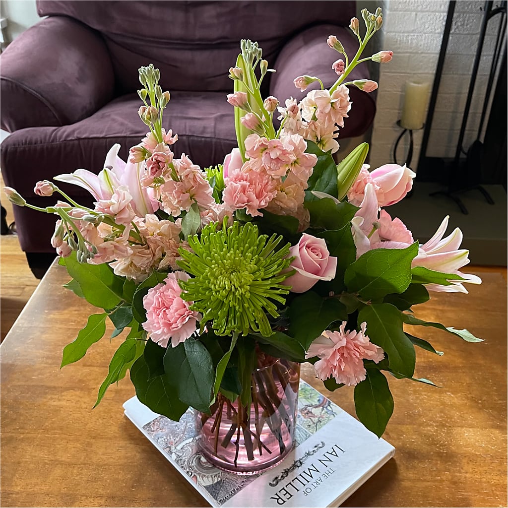 Pretty in Pink Bouquet –  Acme Floral #0014, Akron OH