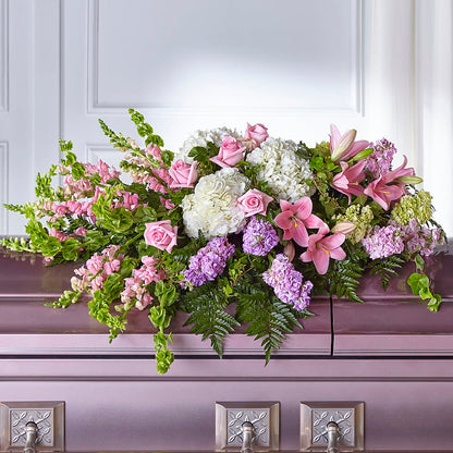 Life's Gratitude Casket Spray –  Acme Floral #0014, Akron OH
