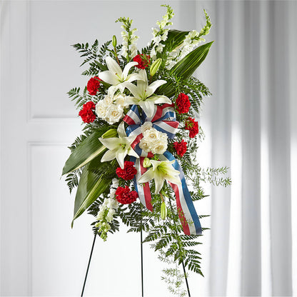 Stars of Life Standing Spray –  Acme Floral #0014, Akron OH