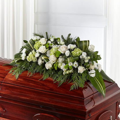 Hopeful Gesture Casket Spray –  Acme Floral #0014, Akron OH