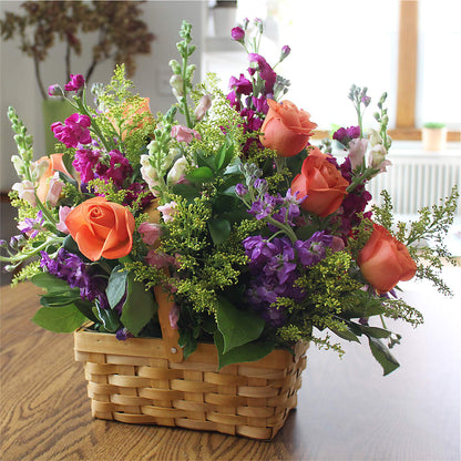 Garden of Life Basket –  Acme Floral #0014, Akron OH