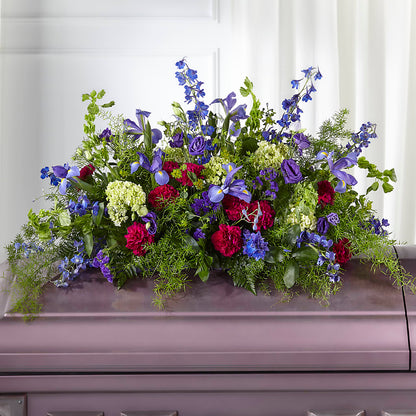 Always Treasured Casket Spray –  Acme Floral #0014, Akron OH