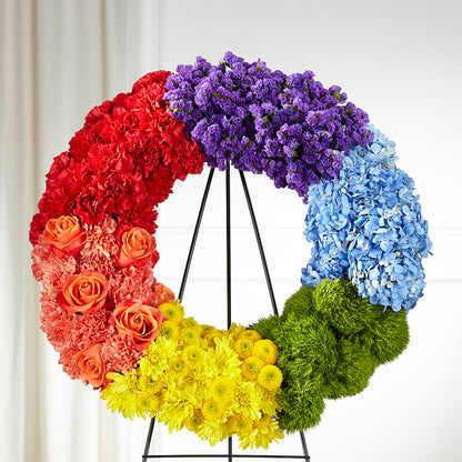 Circle of Love Wreath –  Acme Floral #0014, Akron OH