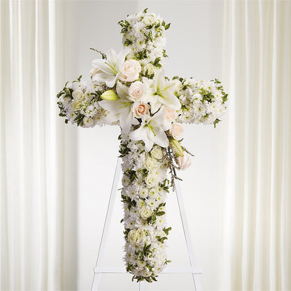 Spiritual Guidance Standing Spray –  Acme Floral #0014, Akron OH