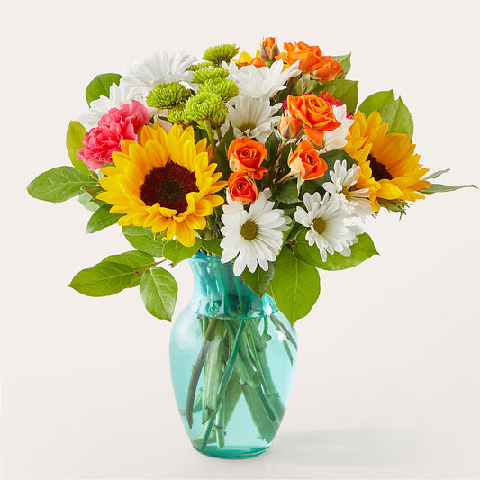 Sun-drenched Blooms Bouquet –  Acme Floral #0014, Akron OH
