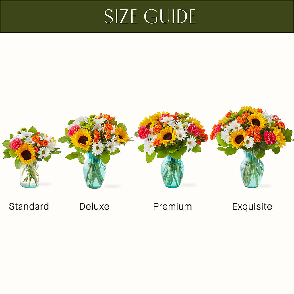 Sun-drenched Blooms Bouquet –  Acme Floral #0014, Akron OH