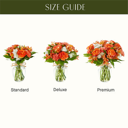 Apricot Glow Bouquet –  Acme Floral #0014, Akron OH