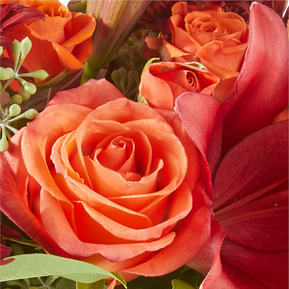 Crimson Leaves Bouquet –  Acme Floral #0014, Akron OH