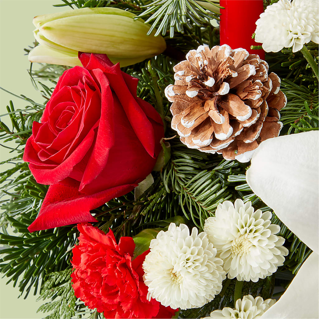 Seasonal Festivities Centerpiece –  Acme Floral #0014, Akron OH