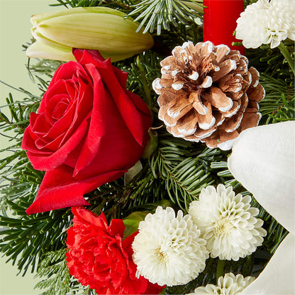 Seasonal Festivities Centerpiece –  Acme Floral #0014, Akron OH