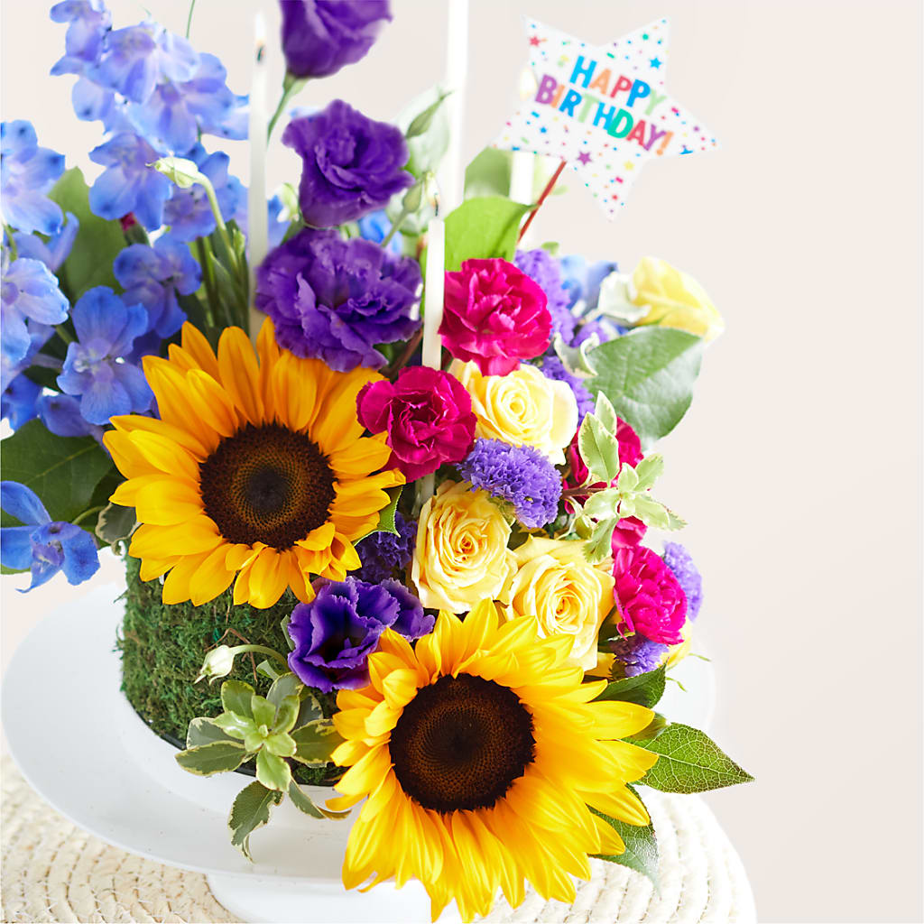 Star of the Day Floral Cake –  Acme Floral #0014, Akron OH