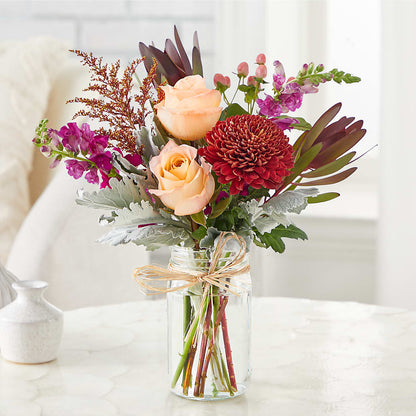 Moody Hues Bouquet –  Acme Floral #0014, Akron OH