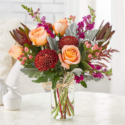 Moody Hues Bouquet –  Acme Floral #0014, Akron OH
