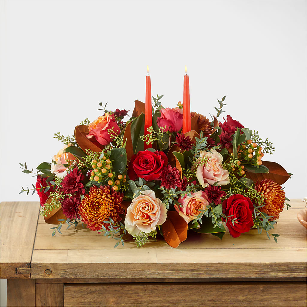 Gather Near Centerpiece –  Acme Floral #0014, Akron OH