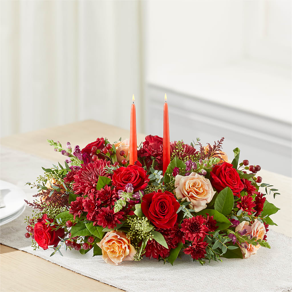 Most Thankful Centerpiece –  Acme Floral #0014, Akron OH