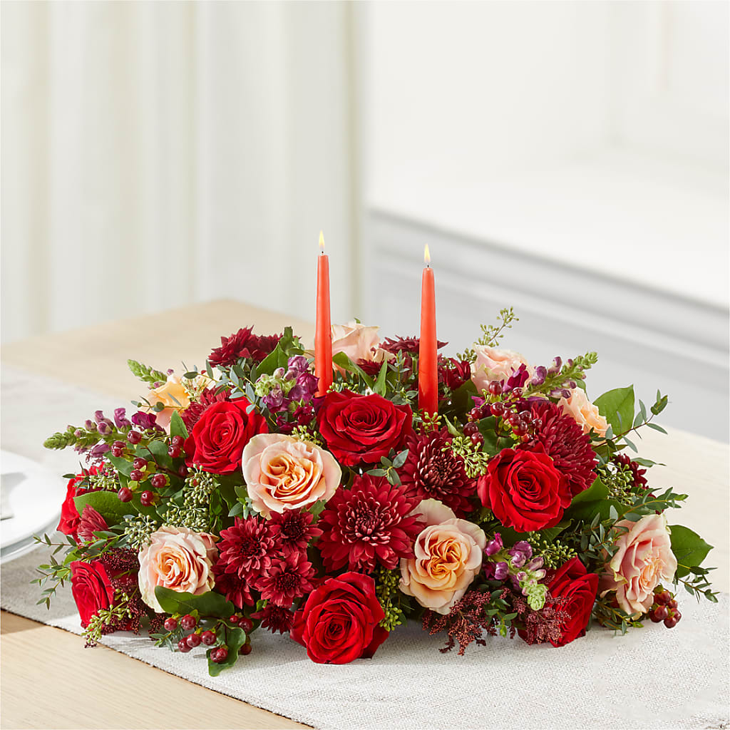 Most Thankful Centerpiece –  Acme Floral #0014, Akron OH