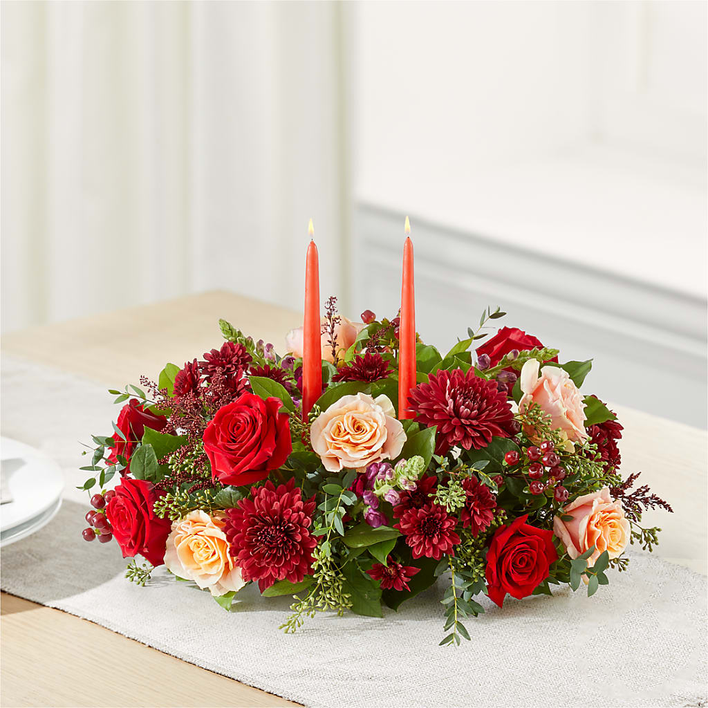 Most Thankful Centerpiece –  Acme Floral #0014, Akron OH